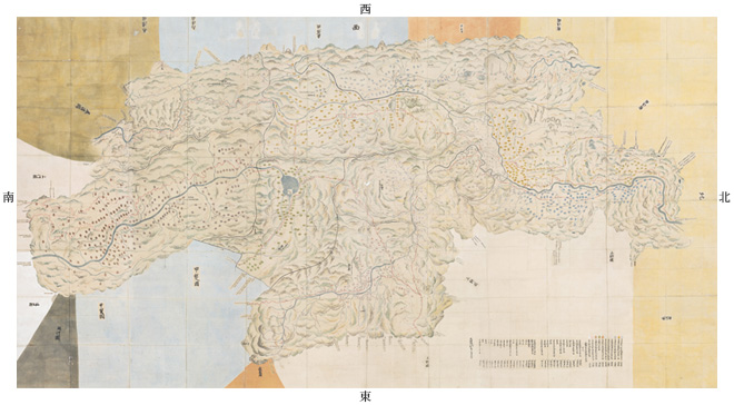 正保の信濃国絵図 正保4年 (1647) － 江戸時代 － 上田古地図・絵図