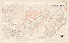 長野県上田市全図