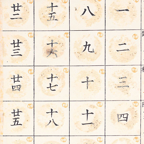image of '蚕卵紙(蚕種・種紙)'