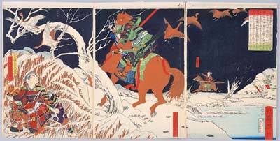 錦絵〔にしきえ〕真田幸村巡見図