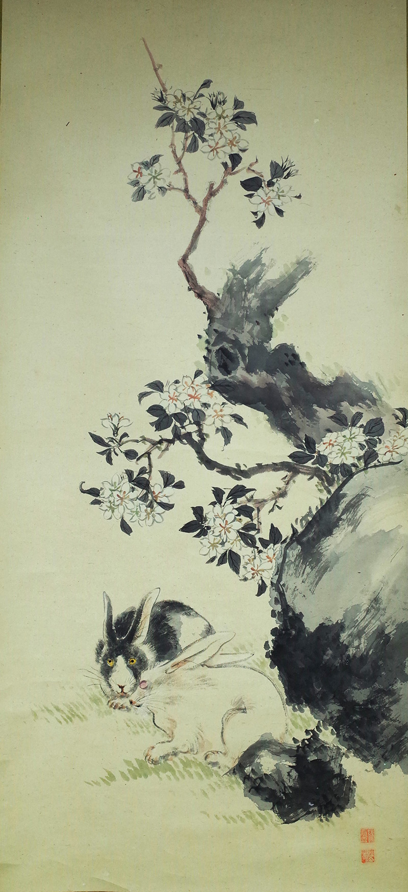 (後列左から)大石信・良義(個人蔵)